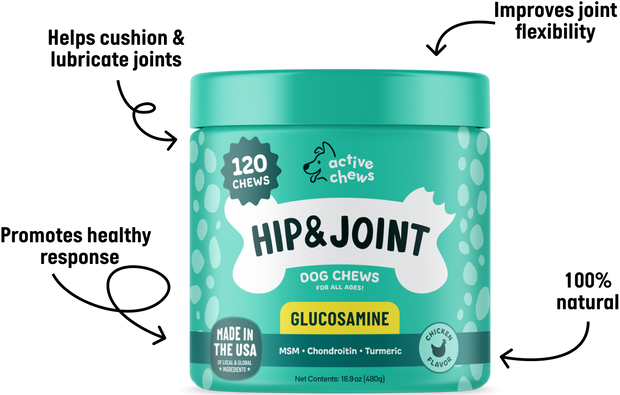 Active Chews Hip & Joint Chews for Dogs
