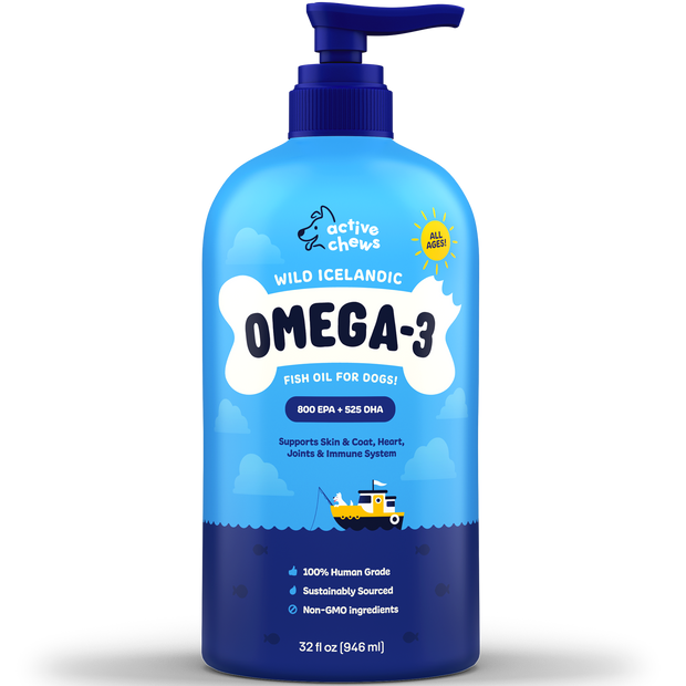 Active Chews Wild Icelandic Omega 3 Fish Oil for Dogs